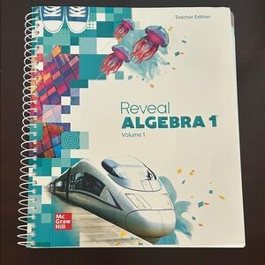 McGraw Hill Reveal Algebra 1 Volume 1 Teacher Edition (Like New)